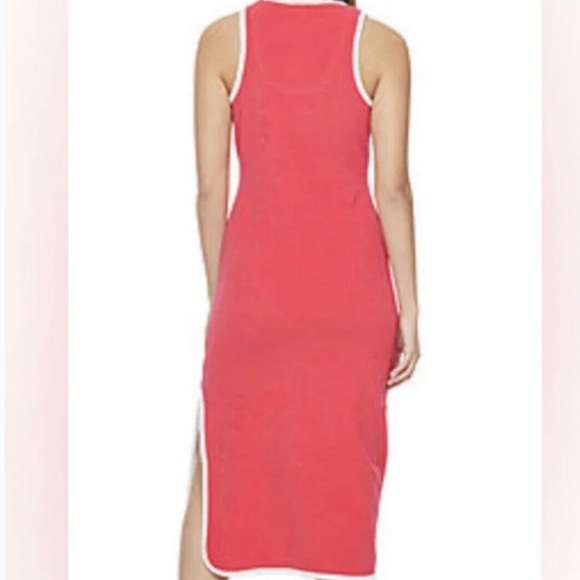 ⭕️ PRICE FIRM Juicy Couture Terry Cloth Pink Slit Sundress Size Medium - Picture 3 of 8